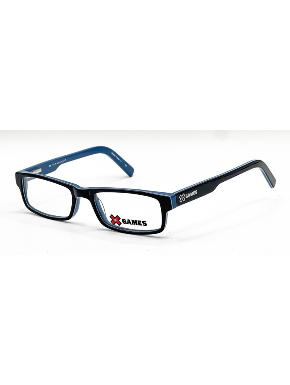 X Games Tic Tac Dark Blue Daredevil Authentic Eyeglasses 46-16-130